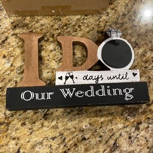 Wedding Countdown Sign